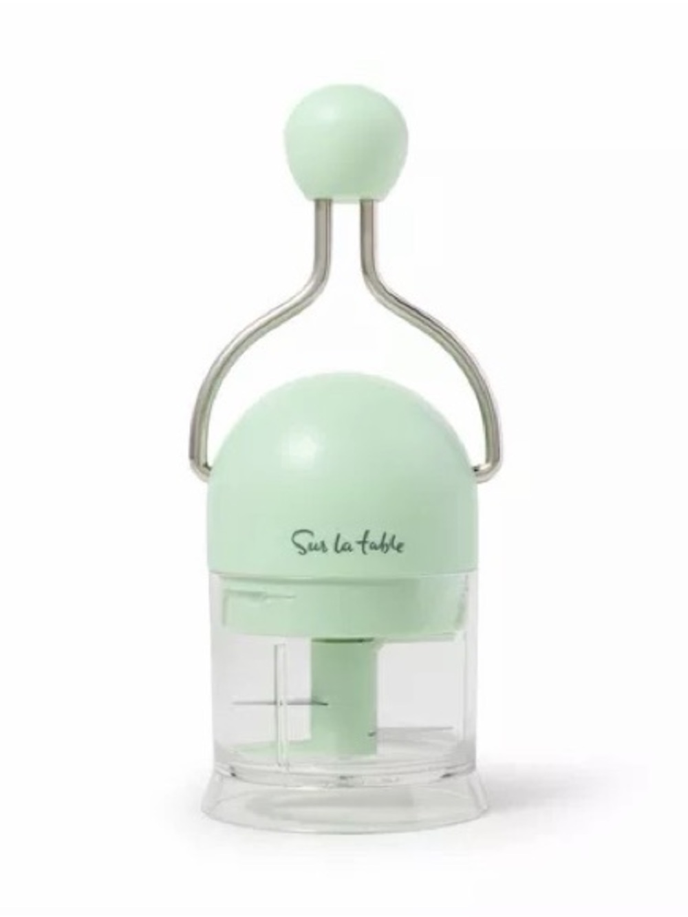 Sur La Table Ratchet Ginger & Garlic chopper in Sage
